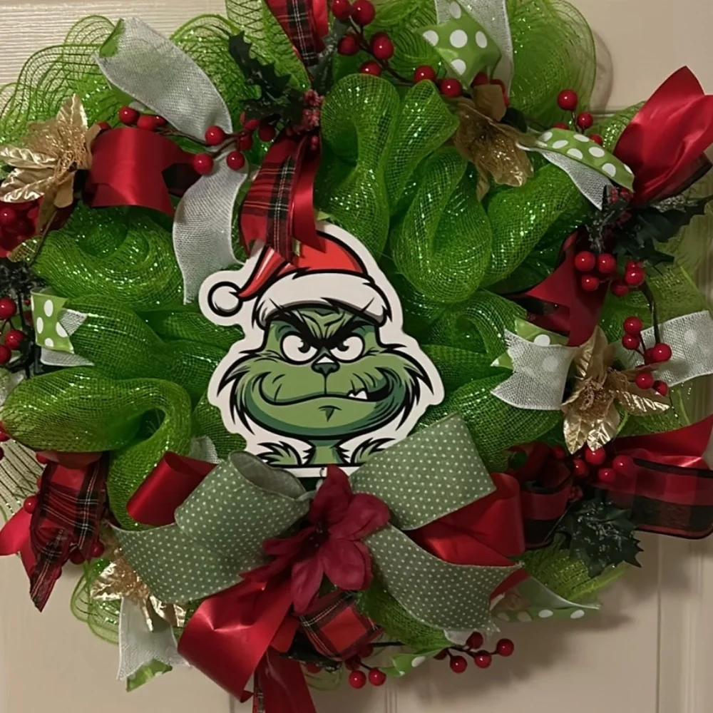 Grinch wreath